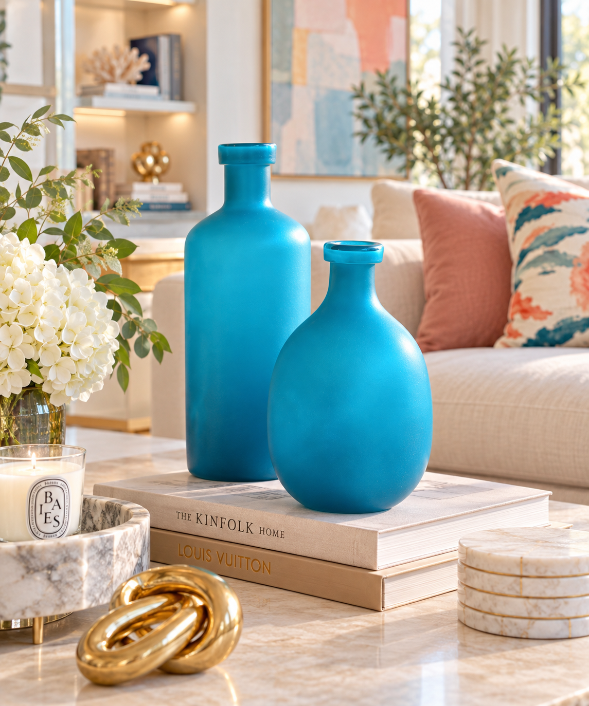 Turquoise Vases