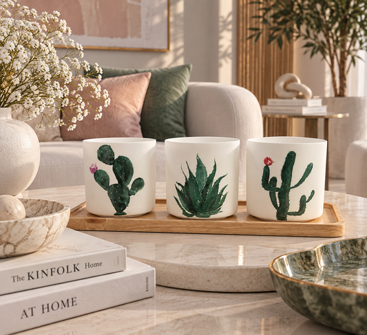 Cactus Decorative Jars