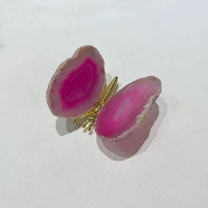 Agate Butterflies Decor