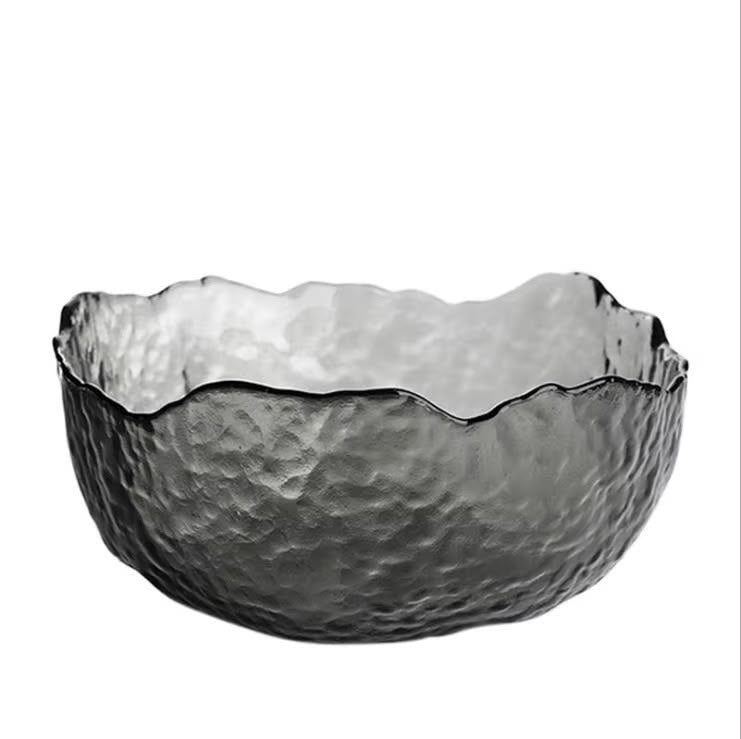 Textured Glass Bowl
