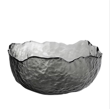 Textured Glass Bowl