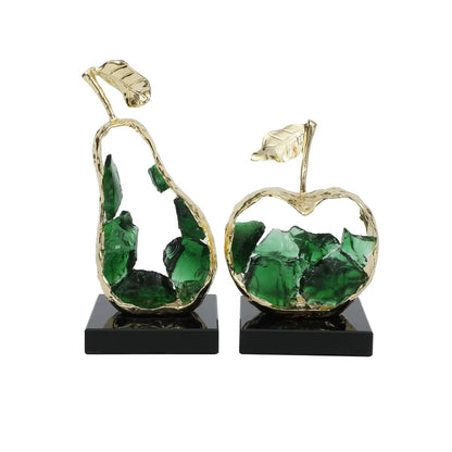 Pear & Apple Crystal Set