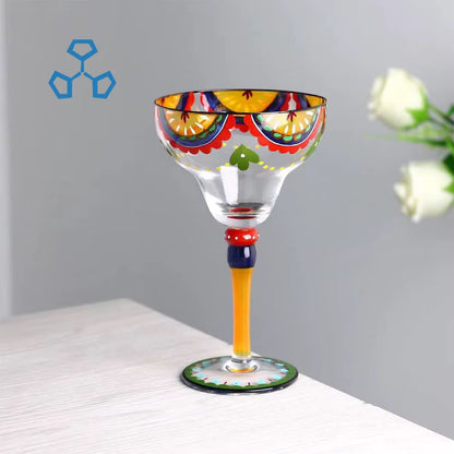 Hand-Painted Martini Glasses