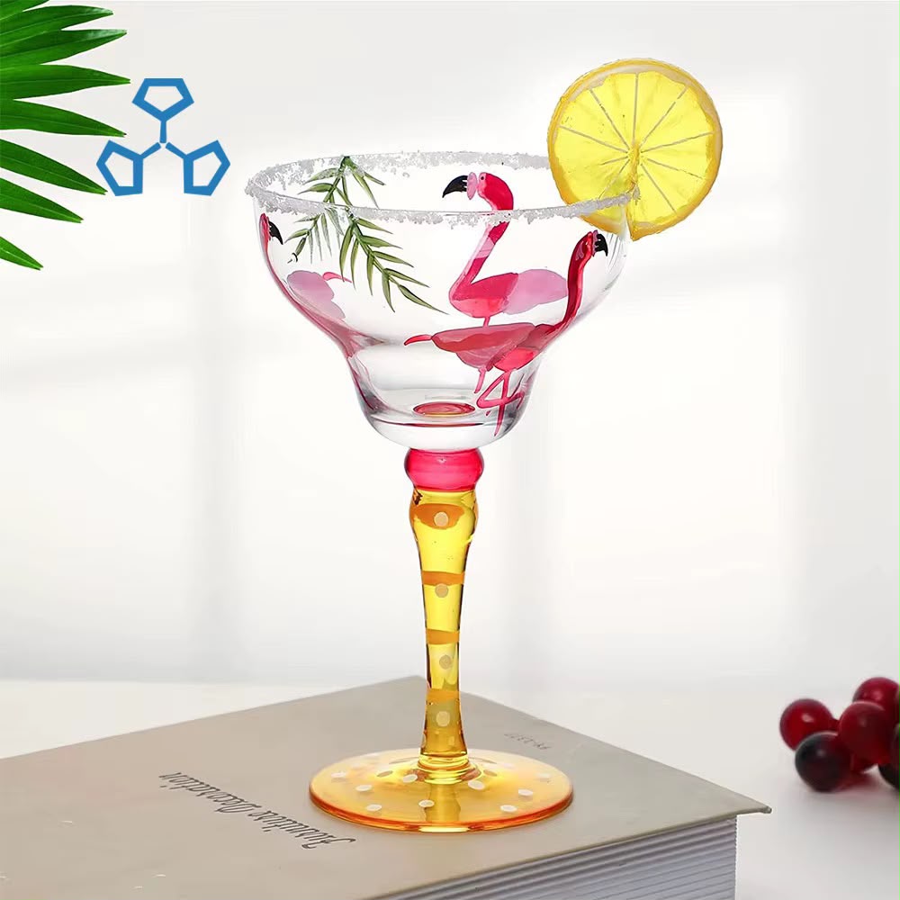 Hand-Painted Martini Glasses