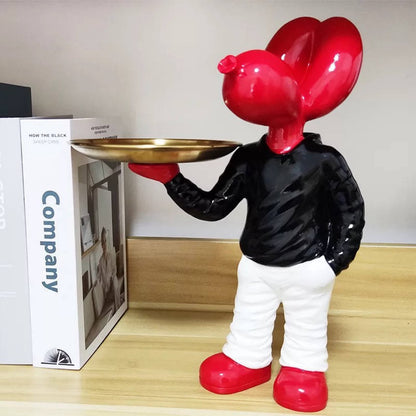 Balloon Head Tray Figure