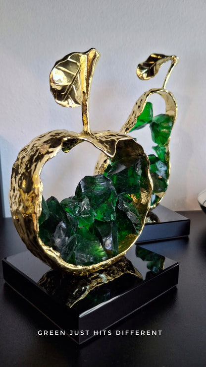 Pear & Apple Crystal Set