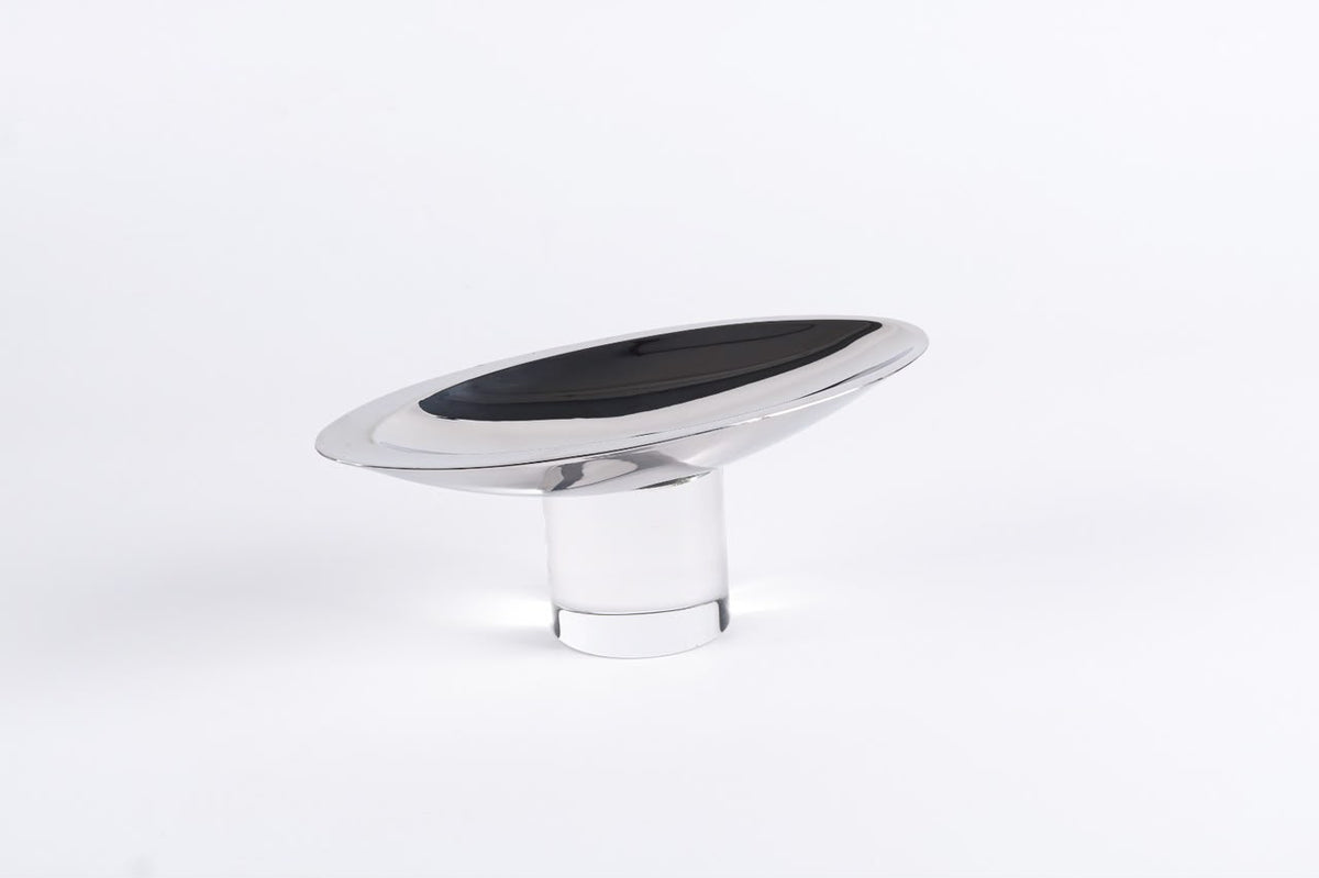 Crystal & Metal Decorative Bowl