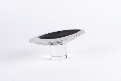 Crystal & Metal Decorative Bowl