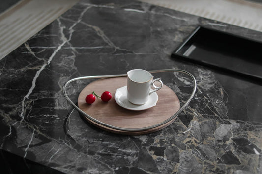 Wood & Metal Decorative Tray