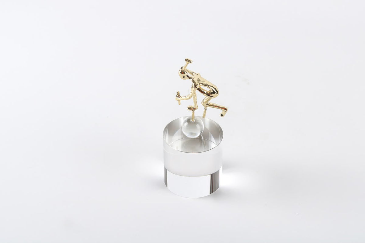 Crystal & Metal Runner Decorative Piece