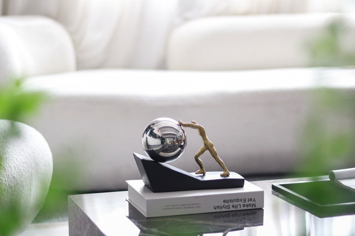 Resin & Metal Strength Decorative Piece
