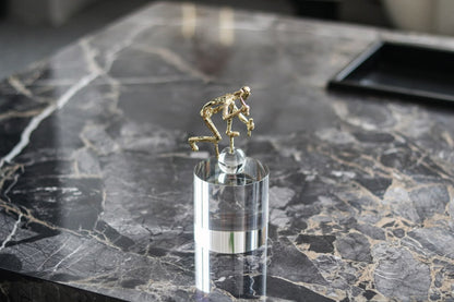 Crystal & Metal Runner Decorative Piece