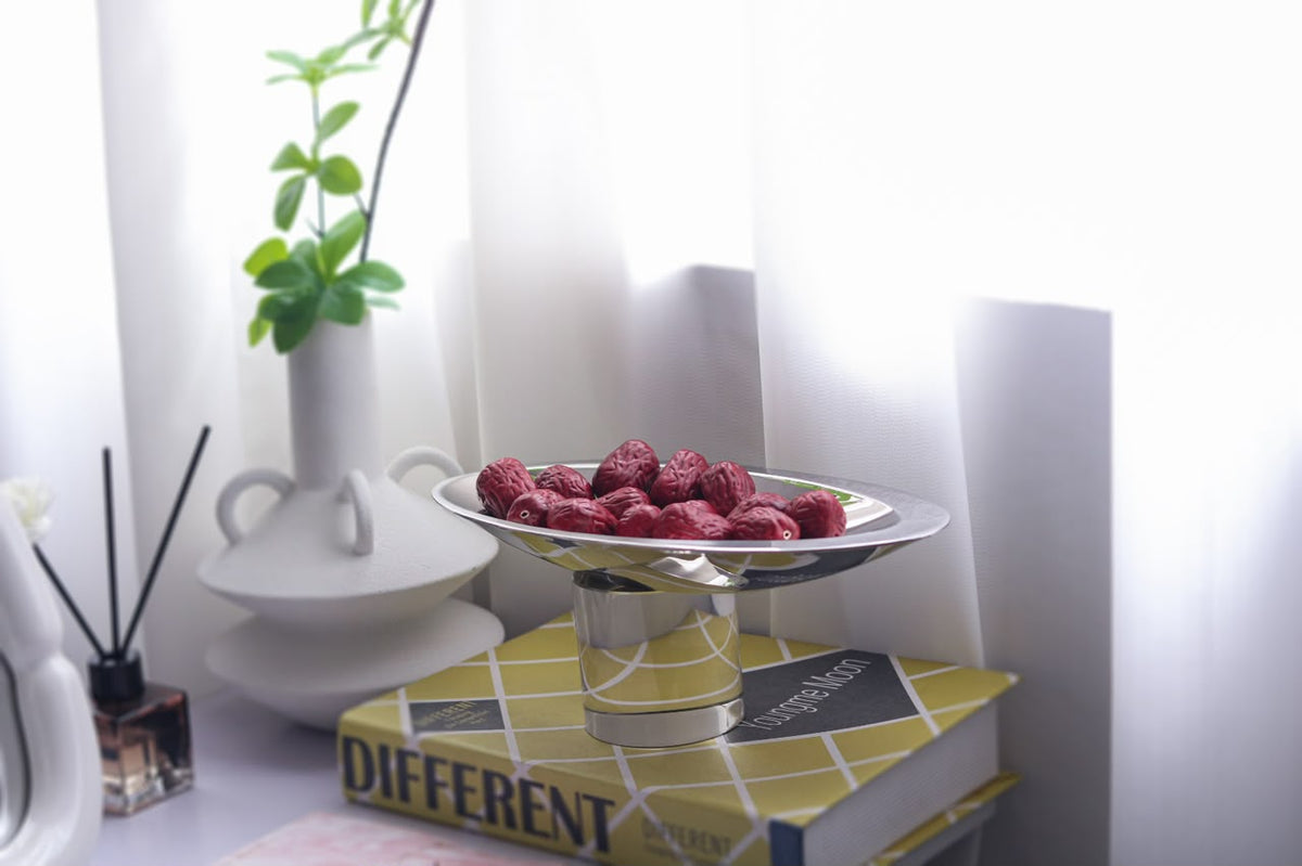 Crystal & Metal Decorative Bowl