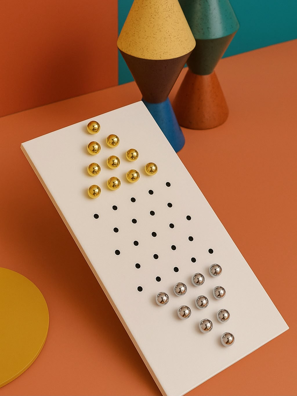 Metal Chess Set