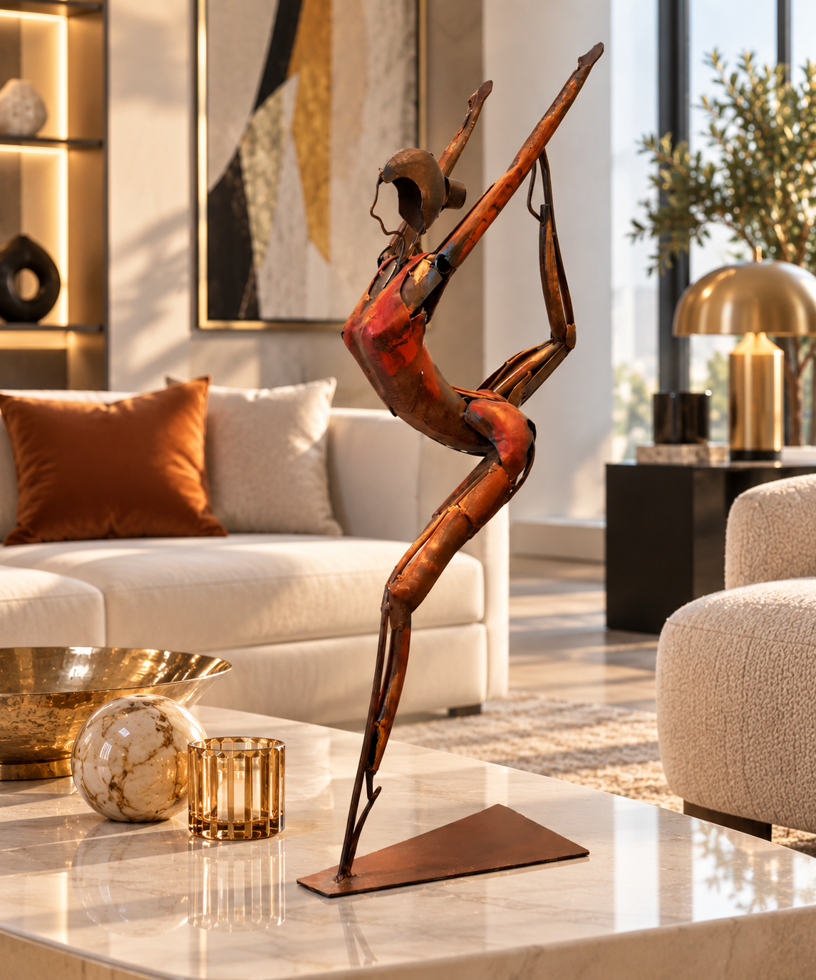 Grace in Motion Metal Ballerina