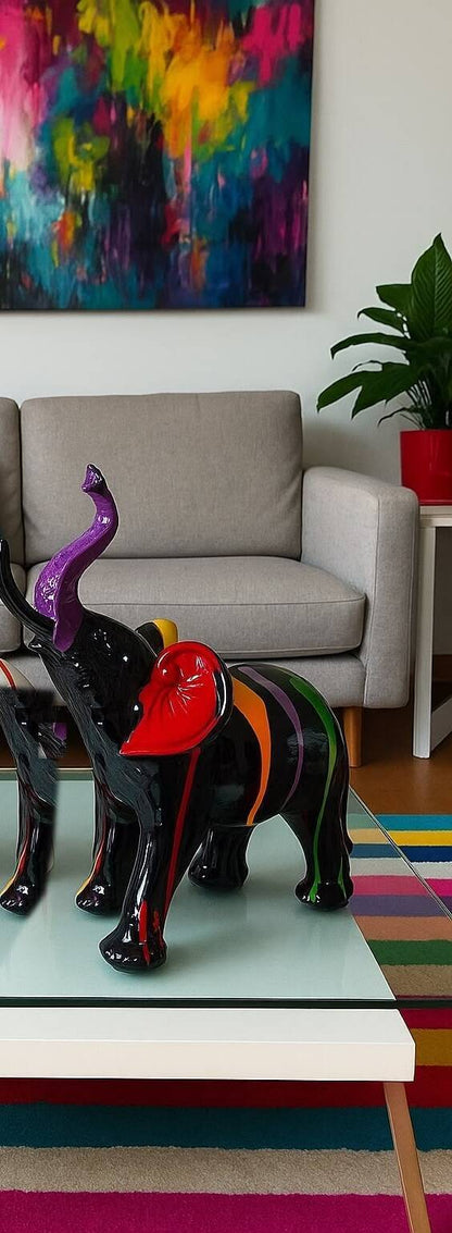 Pop Art Drip Elephant