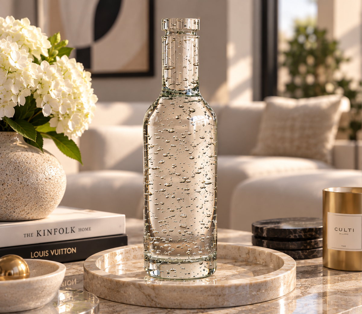 Bubble Crystal Decorative Bottles