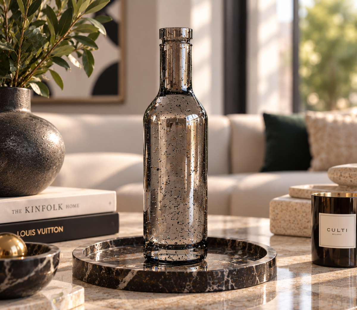 Bubble Crystal Decorative Bottles