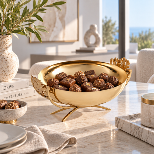 Gold Serving Bowl