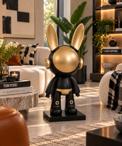 Astronaut Bunny Decorative Figure