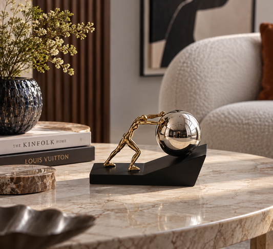 Resin & Metal Strength Decorative Piece