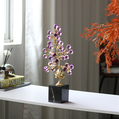 Crystal Money Tree Sculpture